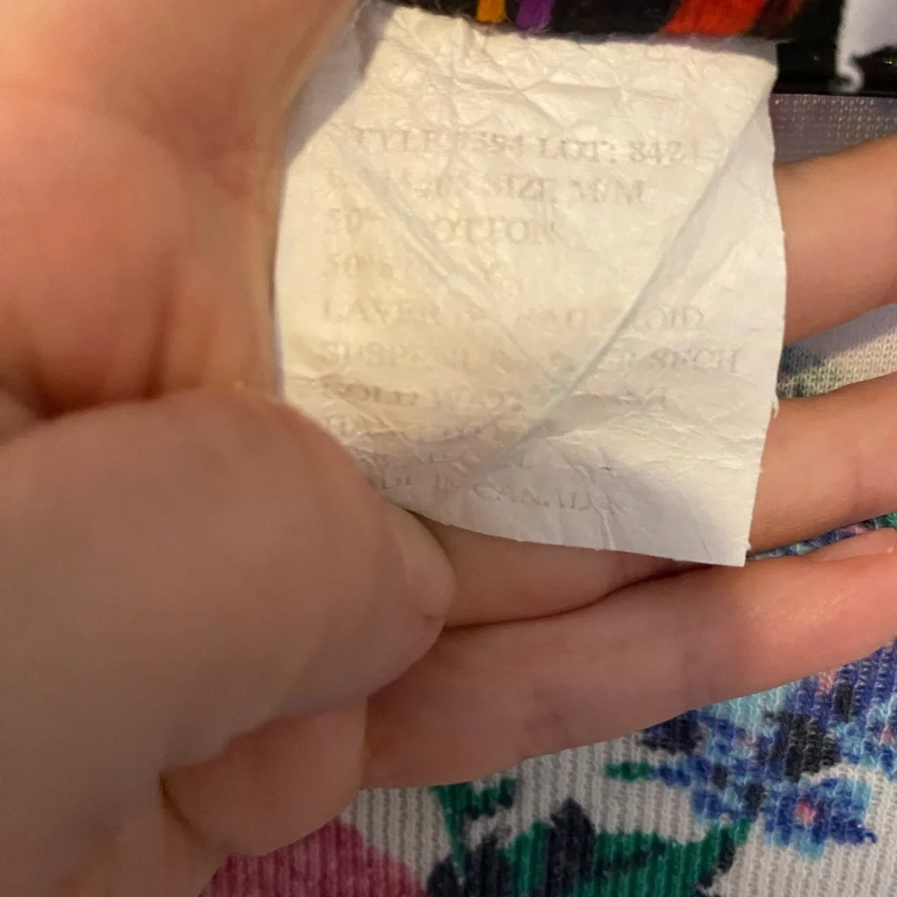 Vintage Floral Women's maternity Top - Picture 4 of 5